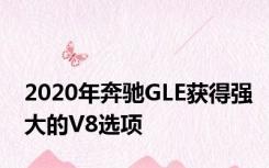 2020年奔驰GLE获得强大的V8选项