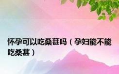 怀孕可以吃桑葚吗（孕妇能不能吃桑葚）