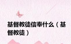 基督教徒信奉什么（基督教徒）