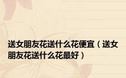 送女朋友花送什么花便宜（送女朋友花送什么花最好）
