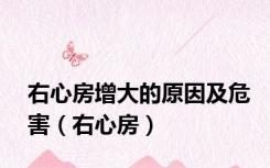 右心房增大的原因及危害（右心房）