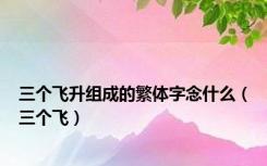 三个飞升组成的繁体字念什么（三个飞）
