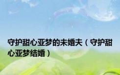 守护甜心亚梦的未婚夫（守护甜心亚梦结婚）