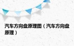 汽车方向盘原理图（汽车方向盘原理）