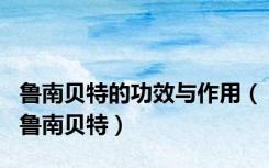 鲁南贝特的功效与作用（鲁南贝特）