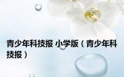 青少年科技报 小学版（青少年科技报）