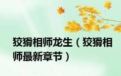 狡猾相师龙生（狡猾相师最新章节）