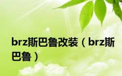 brz斯巴鲁改装（brz斯巴鲁）