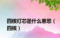 四核灯芯是什么意思（四核）