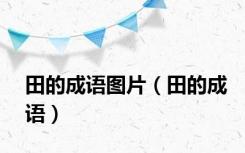 田的成语图片（田的成语）