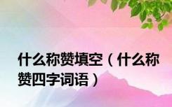 什么称赞填空（什么称赞四字词语）