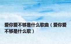 爱你爱不够是什么歌曲（爱你爱不够是什么歌）