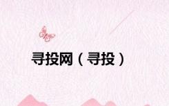 寻投网（寻投）