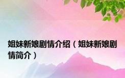 姐妹新娘剧情介绍（姐妹新娘剧情简介）