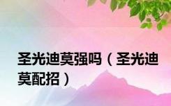 圣光迪莫强吗（圣光迪莫配招）