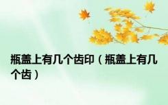 瓶盖上有几个齿印（瓶盖上有几个齿）