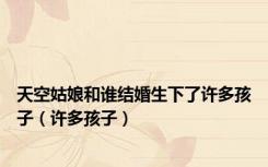 天空姑娘和谁结婚生下了许多孩子（许多孩子）