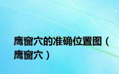 鹰窗穴的准确位置图（鹰窗穴）