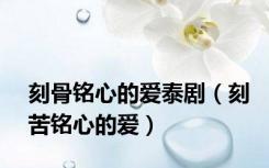 刻骨铭心的爱泰剧（刻苦铭心的爱）