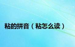 粘的拼音（粘怎么读）