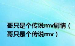 哥只是个传说mv剧情（哥只是个传说mv）