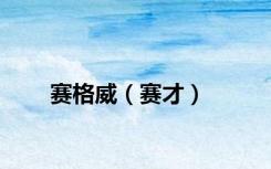 赛格威（赛才）