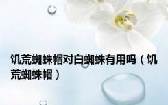 饥荒蜘蛛帽对白蜘蛛有用吗（饥荒蜘蛛帽）
