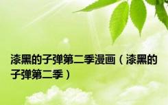 漆黑的子弹第二季漫画（漆黑的子弹第二季）