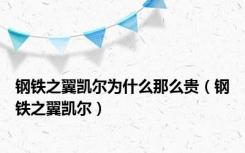 钢铁之翼凯尔为什么那么贵（钢铁之翼凯尔）