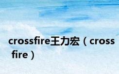 crossfire王力宏（cross fire）