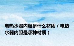 电热水器内胆是什么材质（电热水器内胆是哪种材质）