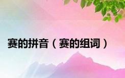 赛的拼音（赛的组词）