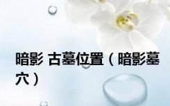暗影 古墓位置（暗影墓穴）