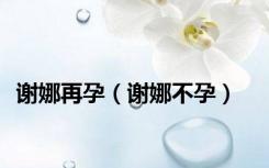 谢娜再孕（谢娜不孕）