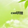 csol开挂