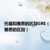 托福和雅思的区别GRE（托福和雅思的区别）