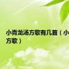 小青龙汤方歌有几首（小青龙汤方歌）