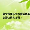 卓文萱快乐大本营蓝色毛衣（卓文萱快乐大本营）
