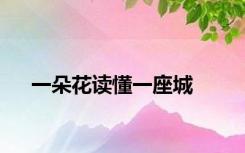 一朵花读懂一座城