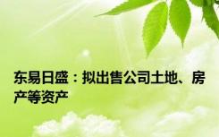 东易日盛：拟出售公司土地、房产等资产