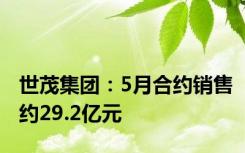 世茂集团：5月合约销售约29.2亿元