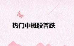 热门中概股普跌
