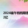 2024端午档档期票房破2亿