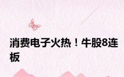 消费电子火热！牛股8连板