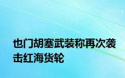 也门胡塞武装称再次袭击红海货轮