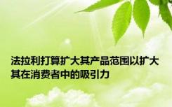 法拉利打算扩大其产品范围以扩大其在消费者中的吸引力