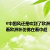 #中国风还是吹到了欧洲杯# ，看欧洲杯仿佛在看中超