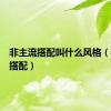 非主流搭配叫什么风格（非主流搭配）