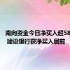 南向资金今日净买入超58亿港元 建设银行获净买入居前