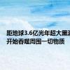 距地球3.6亿光年超大黑洞苏醒 开始吞噬周围一切物质